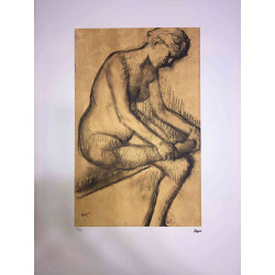 Litografia de Edgar Degas off set 50x70 cm