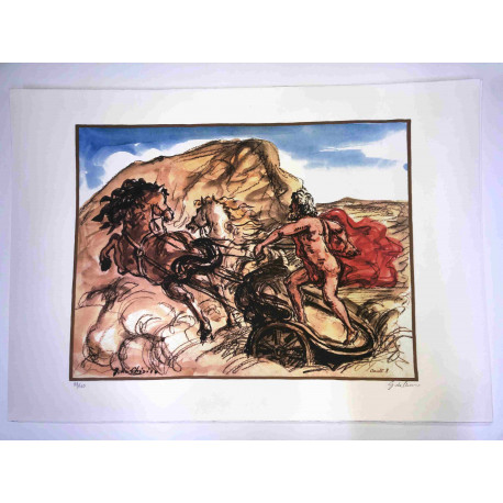 Giorgio De Chirico litografie 50x70 cm podpis tužkou