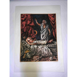 Litografía Giorgio De Chirico 50x70 cm firma a lapis