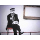 Banksy lithograph off set cm 50x35 signature stamp POW edition