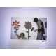 Zestaw offsetowy litografii Banksy'ego o wymiarach 50x35 cm z podpisem, wydanie POW