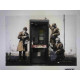 Zestaw offsetowy litografii Banksy'ego o wymiarach 50x35 cm z podpisem, wydanie POW