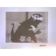Set de litografías de Banksy 50x35 cm sello de firma edición POW