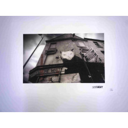 Zestaw offsetowy litografii Banksy'ego o wymiarach 50x35 cm z podpisem, wydanie POW
