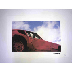 Zestaw offsetowy litografii Banksy'ego o wymiarach 50x35 cm z podpisem, wydanie POW