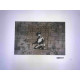 Zestaw offsetowy litografii Banksy'ego o wymiarach 50x35 cm z podpisem, wydanie POW