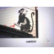 Zestaw offsetowy litografii Banksy'ego o wymiarach 50x35 cm z podpisem, wydanie POW