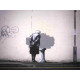 Zestaw offsetowy litografii Banksy'ego o wymiarach 50x35 cm z podpisem, wydanie POW