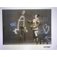 Zestaw offsetowy litografii Banksy'ego o wymiarach 50x35 cm z podpisem, wydanie POW