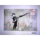 Zestaw offsetowy litografii Banksy'ego o wymiarach 50x35 cm z podpisem, wydanie POW