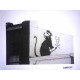 Zestaw offsetowy litografii Banksy'ego o wymiarach 50x35 cm z podpisem, wydanie POW