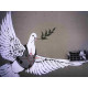 Zestaw offsetowy litografii Banksy'ego o wymiarach 50x35 cm z podpisem, wydanie POW