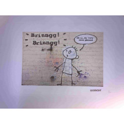 Zestaw offsetowy litografii Banksy'ego o wymiarach 50x35 cm z podpisem, wydanie POW