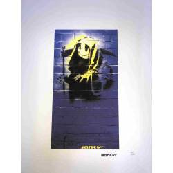 Litografía de Banksy off set 50x35 cm sello de firma edición POW