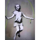 Zestaw offsetowy litografii Banksy'ego o wymiarach 50x35 cm z podpisem, wydanie POW