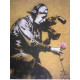 Zestaw offsetowy litografii Banksy'ego o wymiarach 50x35 cm z podpisem, wydanie POW