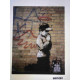 Zestaw offsetowy litografii Banksy'ego o wymiarach 50x35 cm z podpisem, wydanie POW