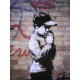Zestaw offsetowy litografii Banksy'ego o wymiarach 50x35 cm z podpisem, wydanie POW