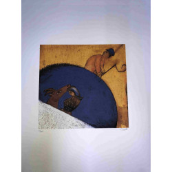 Marc Chagall lithograph off set size cm 50x70