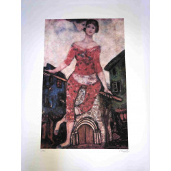 Marc Chagall  litografia off set  dimensione cm 50x70