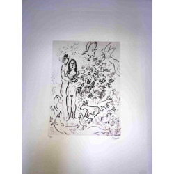 Marc Chagall lithograph off set size cm 50x70