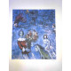 Litografía de Marc Chagall fuera del set tamaño 50x70 cm