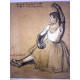 Edgar Degas lithograph off set 50x70 cm