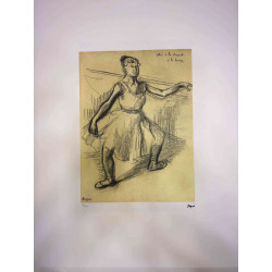 Edgar Degas litho offset 50x70 cm