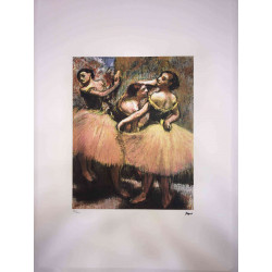 Litografía de Edgar Degas fuera del set 50x70 cm