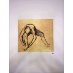 Zestaw litografii Edgara Degasa o wymiarach 50x70 cm