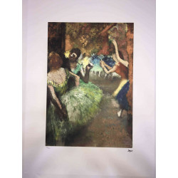 Litografía de Edgar Degas fuera del set 50x70 cm