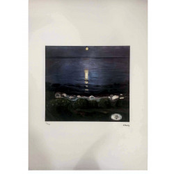 Zestaw litografii Edvarda Muncha o wymiarach 50x70 cm