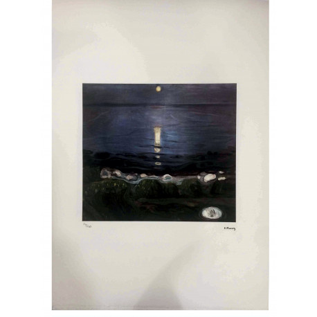 Zestaw litografii Edvarda Muncha o wymiarach 50x70 cm