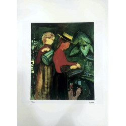 Edvard Munch lithographie hors set 50x70 cm