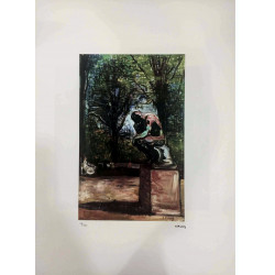 Edvard Munch litografia off set cm 50x70