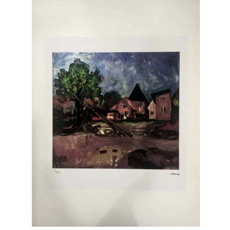 Litografia de Edvard Munch off set 50x70 cm