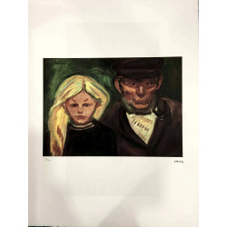 Litografia de Edvard Munch off set 50x70 cm