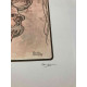 Litografia Alphonse'a Muchy off-setowa o wymiarach 50x70 cm
