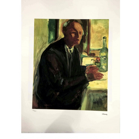 Zestaw litografii Edvarda Muncha o wymiarach 50x70 cm