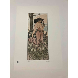 Alphonse Mucha litho uit set 50x70 cm