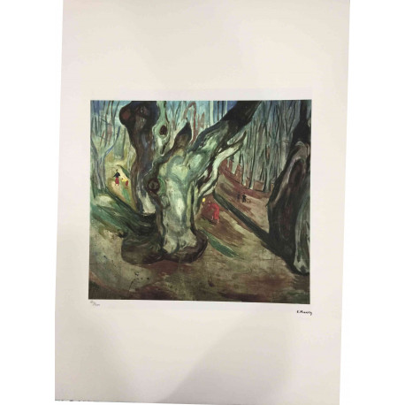 Edvard Munch litografia off set cm 50x70
