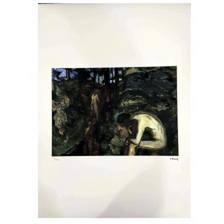 Edvard Munch lithograph off set 50x70 cm