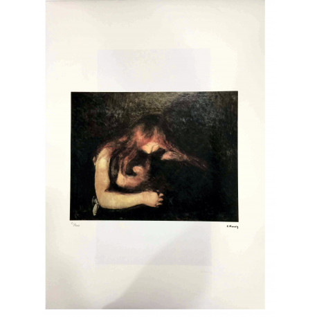 Edvard Munch lithographie hors set 50x70 cm