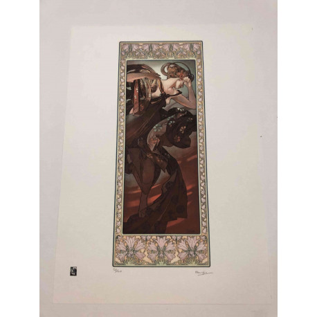 Litografia Alphonse Mucha offset 50x70 cm