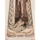 Lithographie von Alphonse Mucha, Offset 50x70 cm