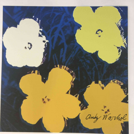 Andy Warhol Litografia off set cm 60x60