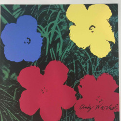 Andy Warhol Litografia off set cm 60x60
