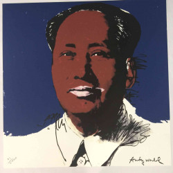 Litografia de Andy Warhol off set 60x60 cm