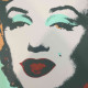 Litografía Andy Warhol off set 60x60 cm