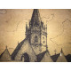 Adolf Hitler litografia off set cm 50x70 timbro del Reich